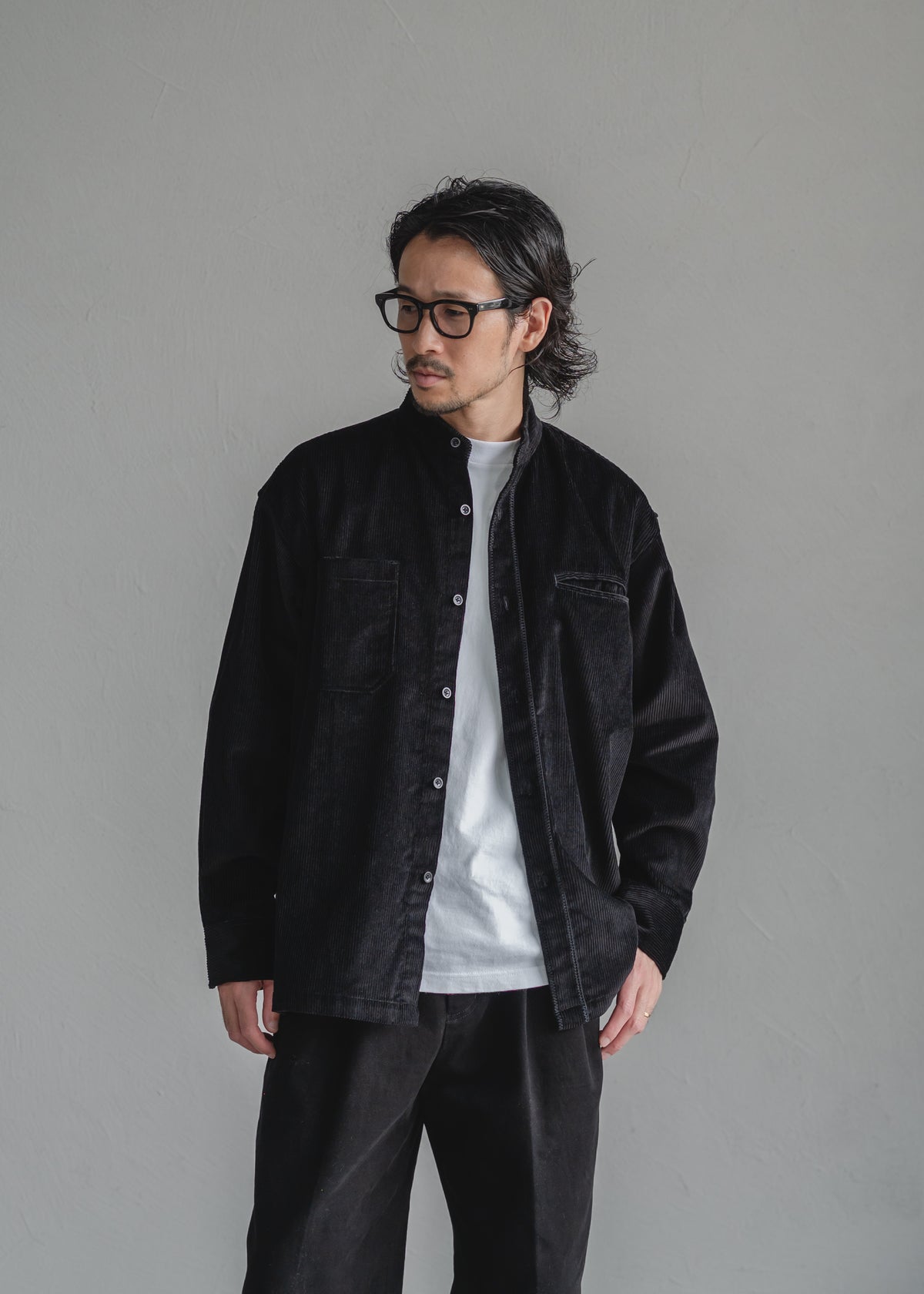 CORDUROY BAND SHIRT