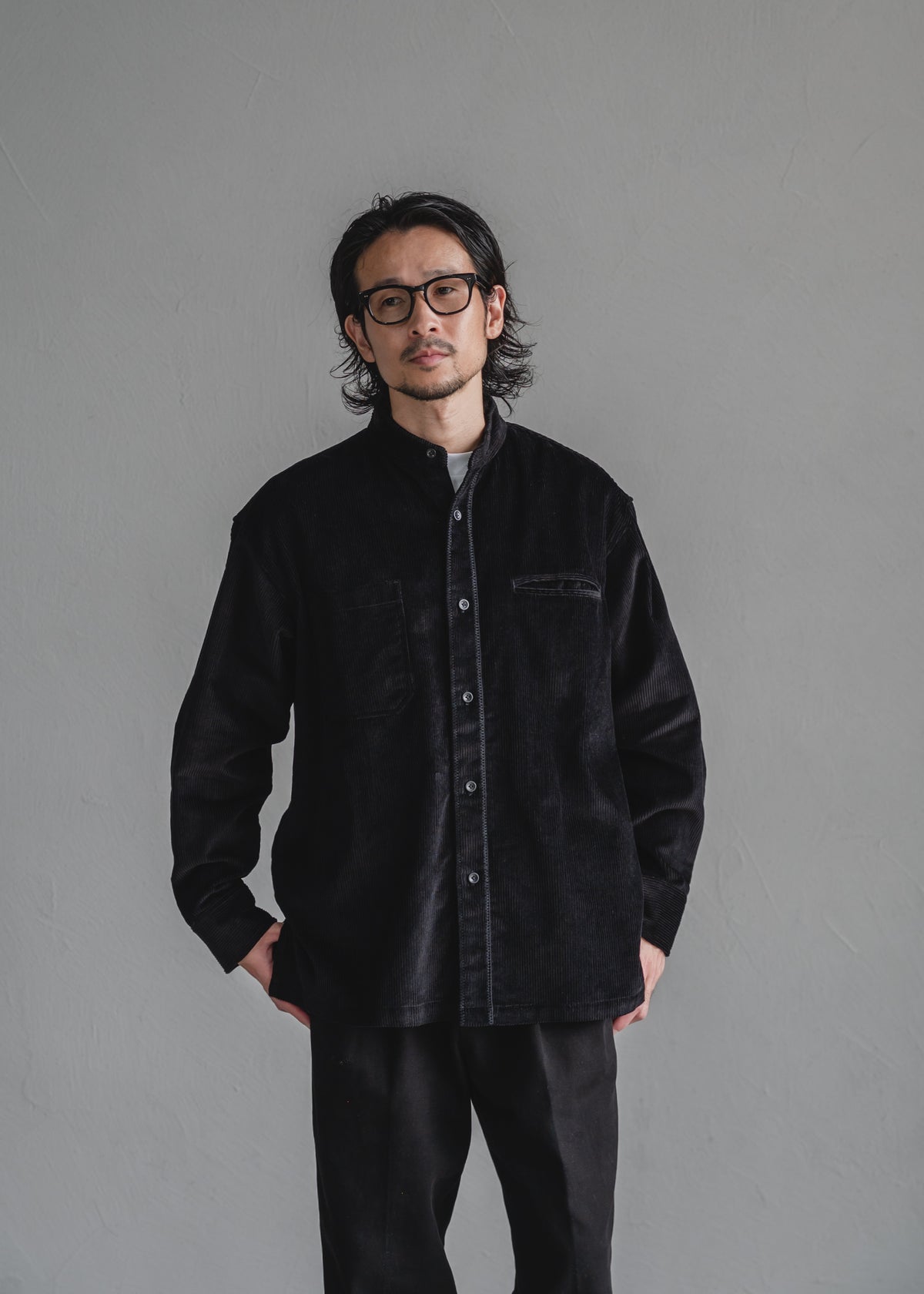 CORDUROY BAND SHIRT