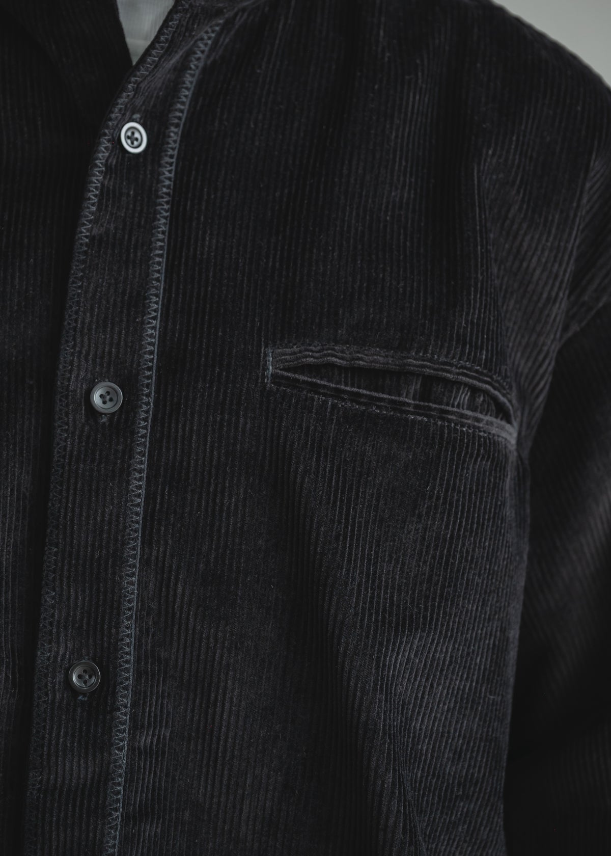 CORDUROY BAND SHIRT
