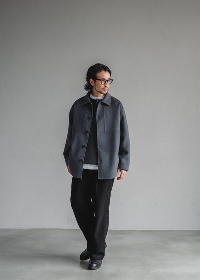 【Na.e x DAEL】WOOL CASHMERE SHIRT JACKET