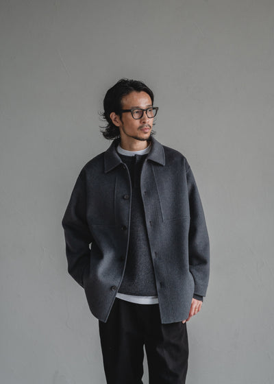 【Na.e x DAEL】WOOL CASHMERE SHIRT JACKET