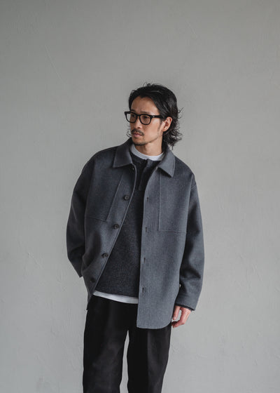 【Na.e x DAEL】WOOL CASHMERE SHIRT JACKET