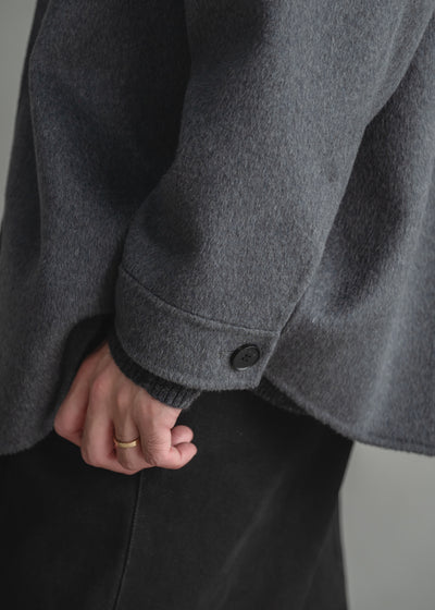 【Na.e x DAEL】WOOL CASHMERE SHIRT JACKET