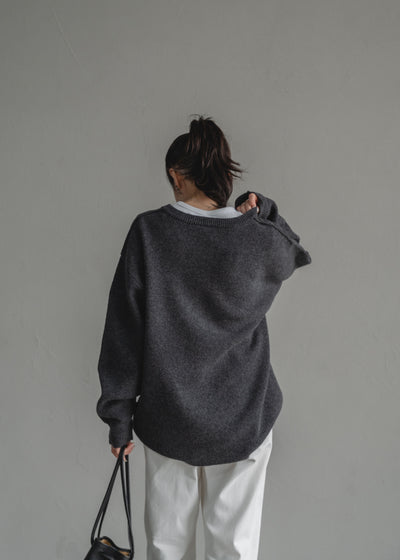 2WAY NECK KNIT