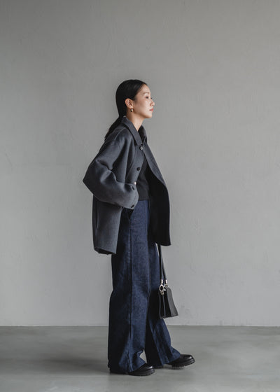【Na.e x DAEL】WOOL CASHMERE SHIRT JACKET