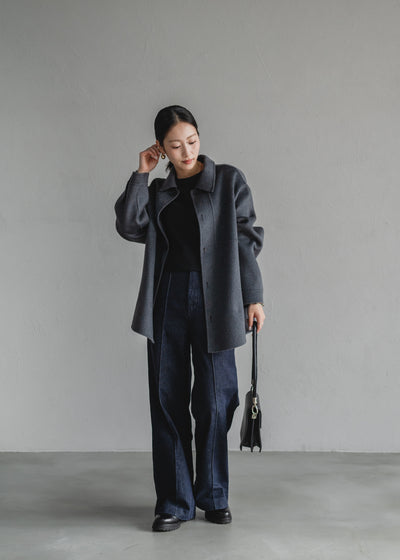 【Na.e x DAEL】WOOL CASHMERE SHIRT JACKET