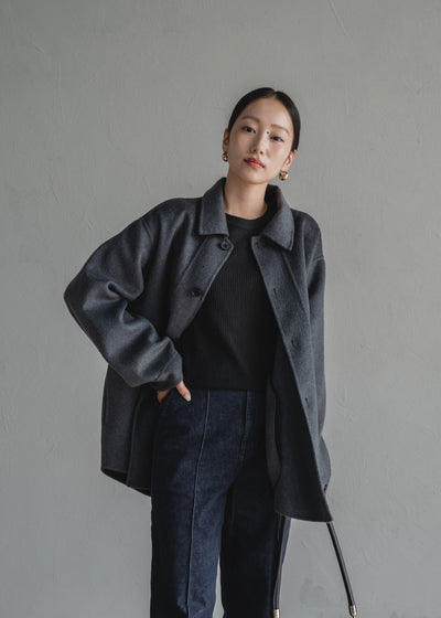 【Na.e x DAEL】WOOL CASHMERE SHIRT JACKET