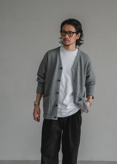 TEXTURED KNIT CARDIGAN