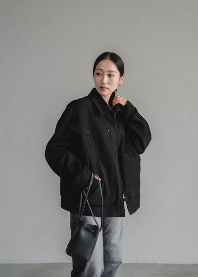 STUD CHINO JACKET