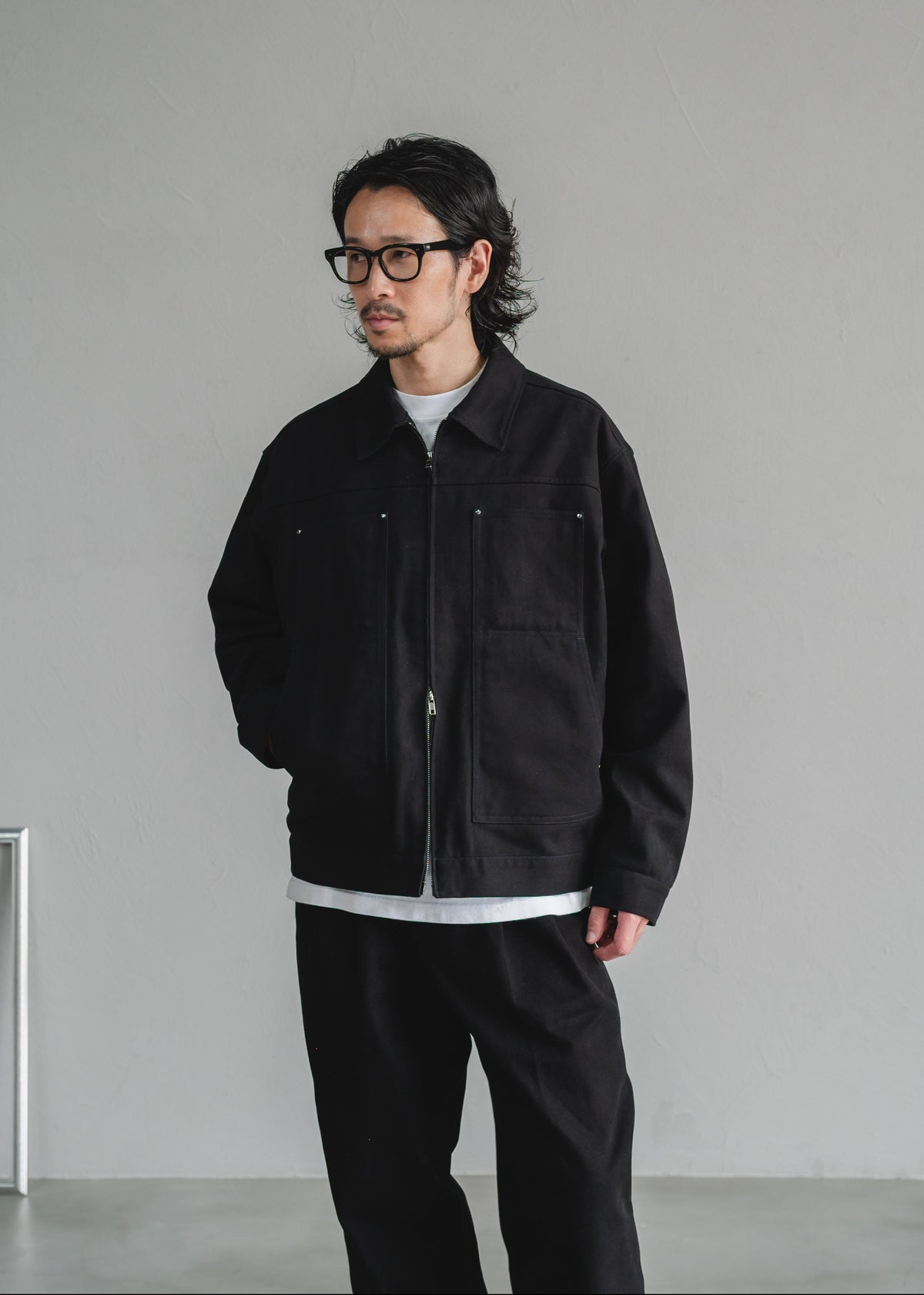 STUD CHINO JACKET