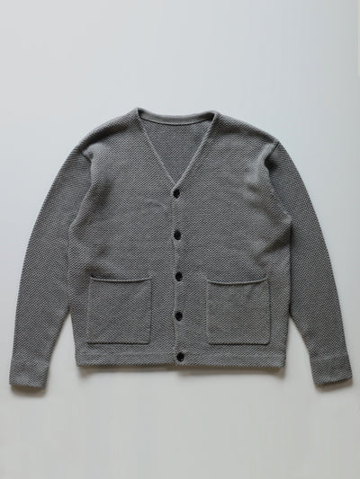 TEXTURED KNIT CARDIGAN
